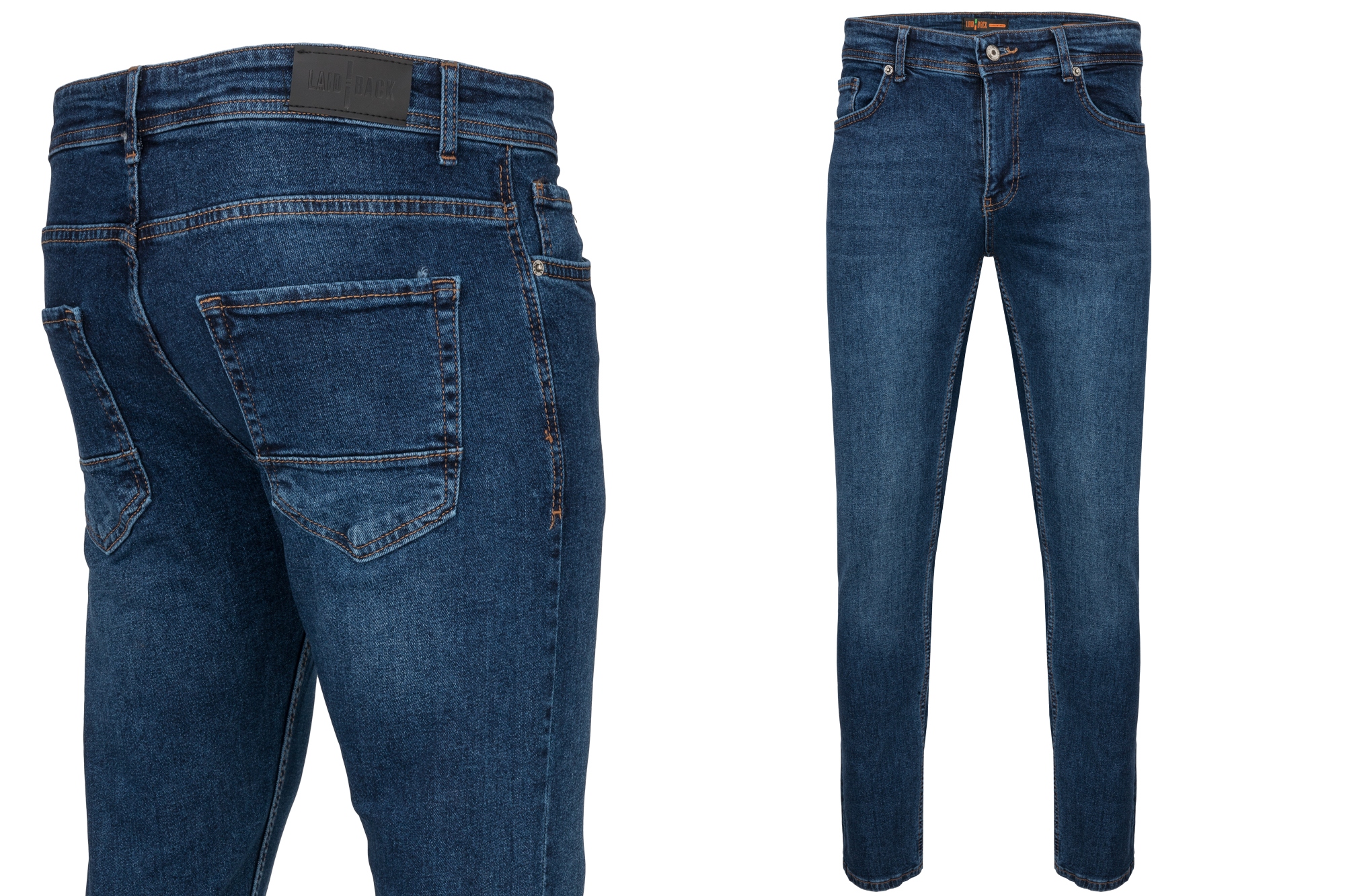 Pánské Džínové Kalhoty Modré Texas, Surové, Velikost 33/32