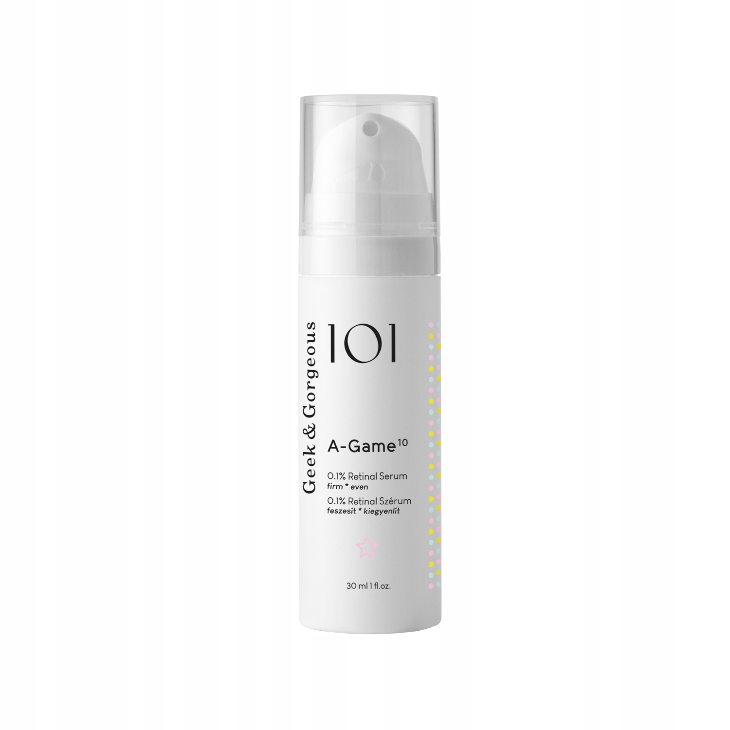 Geek & Gorgeous A-Game 10 Sérum s Retinalem 0,1% 30 ml