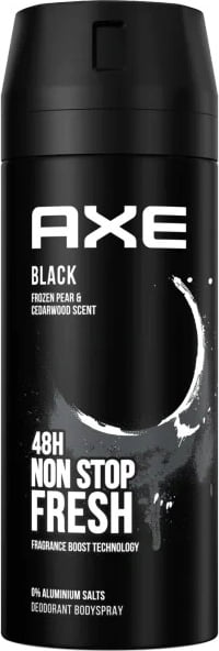 AXE BLACK Deodorant Body Spray 150ml. 48H