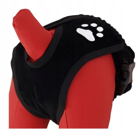 Levně Hárací Kalhotky Pro Fenu Ochranné Černé Paw Velikost 4 Grande Finale