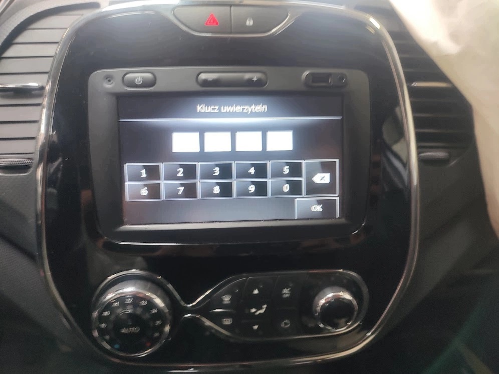 RADIO Navigation GPS Unite commande clima RENAULT CAPTUR et LIFT 281150198R