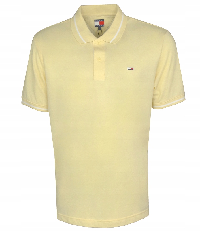 Tommy Jeans pánské polo, žluté, M