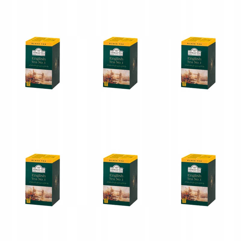 English Tea No.1 Ahmad Tea 20 torebek aluminiowych X6