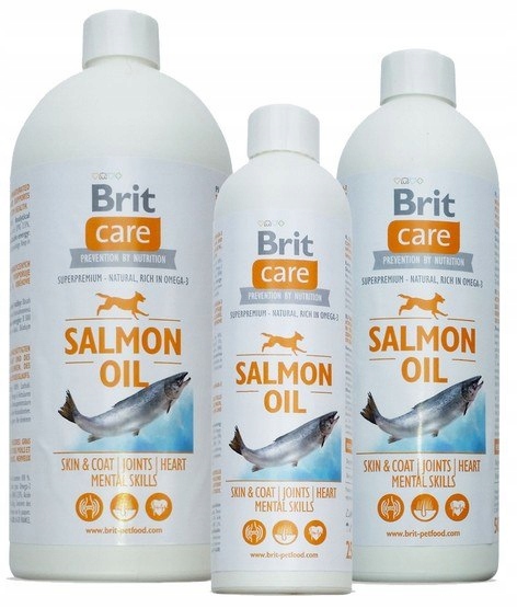 Levně Brit Care Salmon Oil (100% lososový olej) 1000 ml
