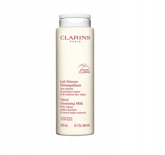 Clarins Velvet Cleansing Milk odličovací mléko na obličej 200 ml