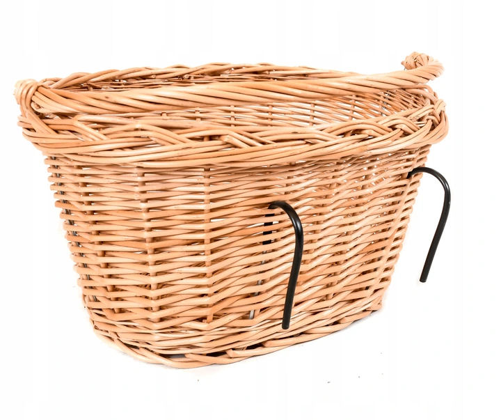 KOSZYK KOSZ WIKLINOWY ROWEROWY NA ROWER Solidny
