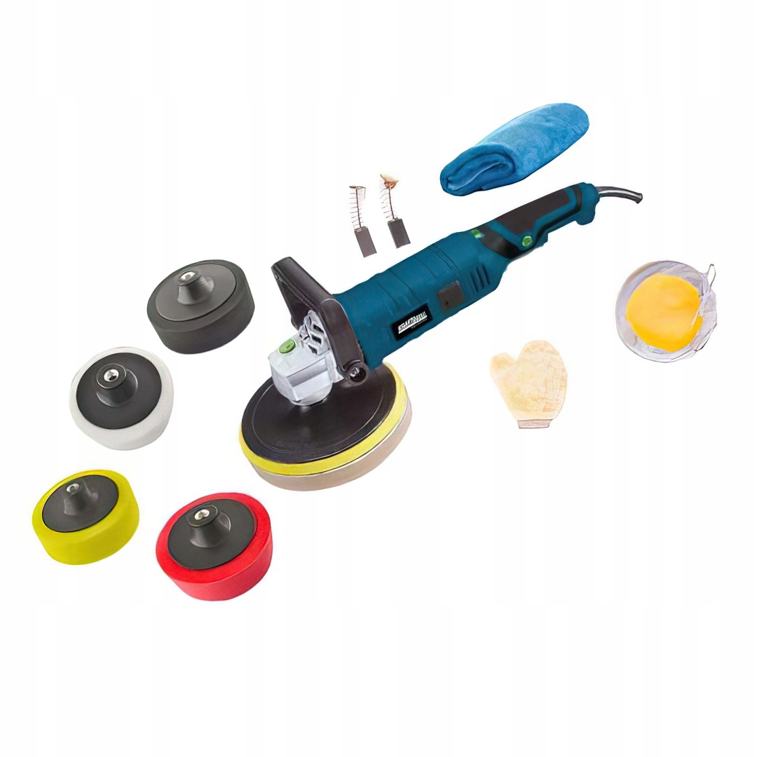 Elektrická leštička do auta 2650 W 180 mm Leštiaci set XXL Kraft&Dele