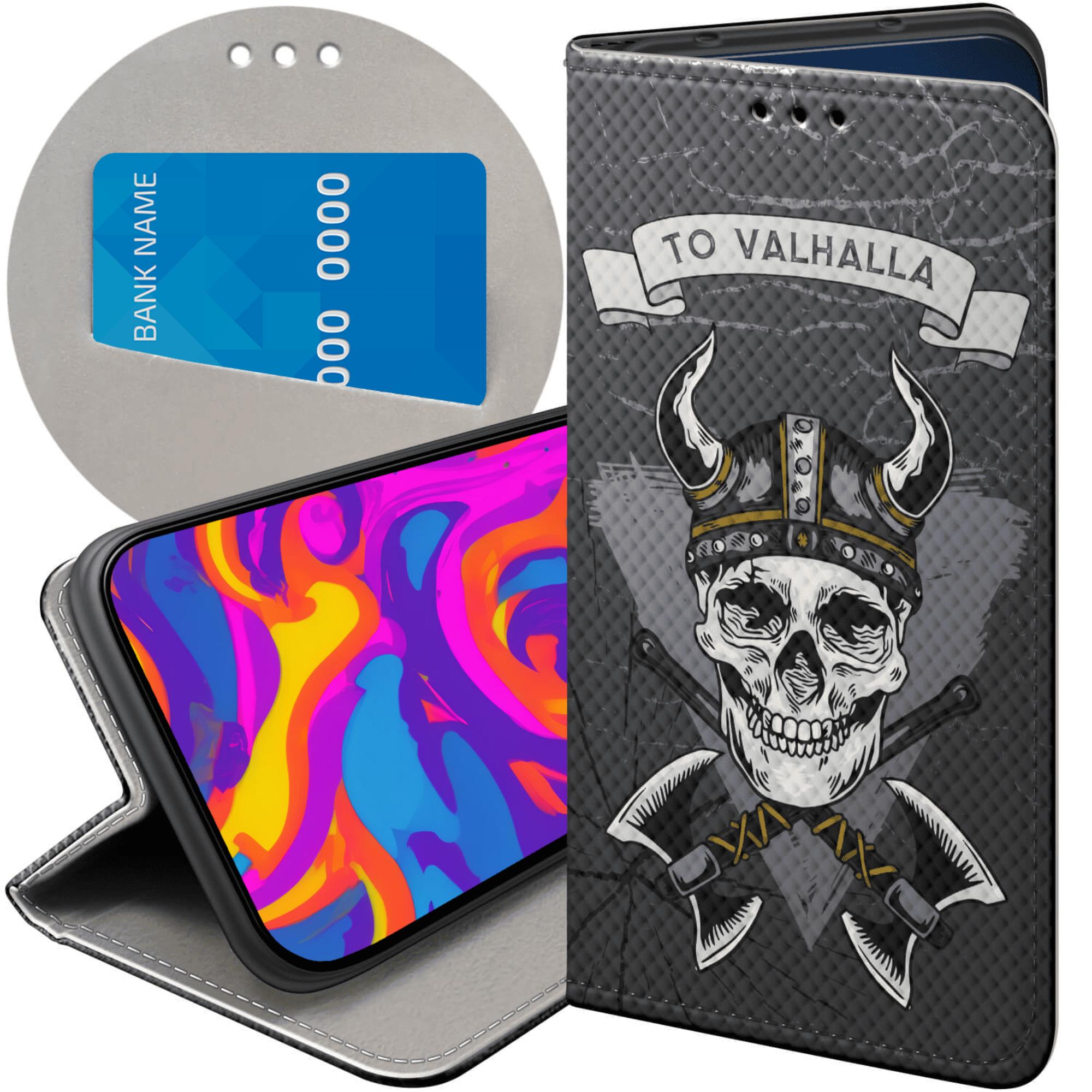 Etui Z Klapką Do Huawei P8 P9 Lite 2017 Wikingowie Viking Runy Odyn