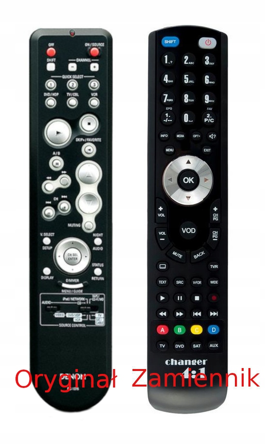 Pilot zamiennik RC1076 do DENON AVR1708