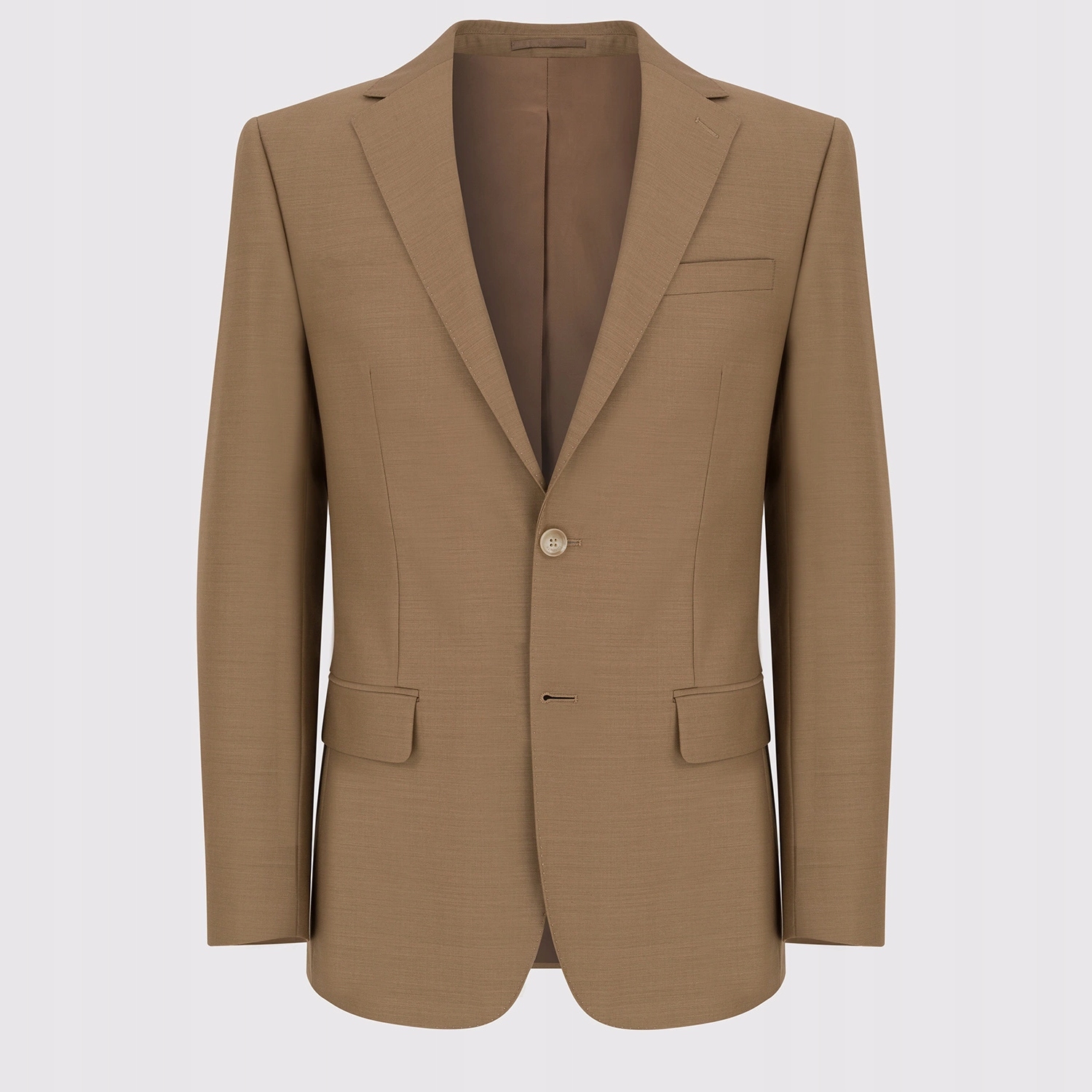 Hnědá sako obleková vlna Pako Lorente vel