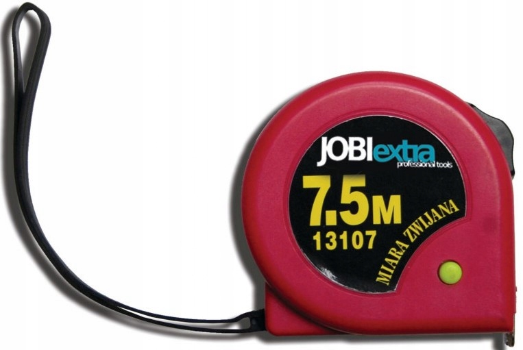 JOBI MIARA MIARKA ZWIJANA TAŚMA 7,5M 25mm SZEROKA