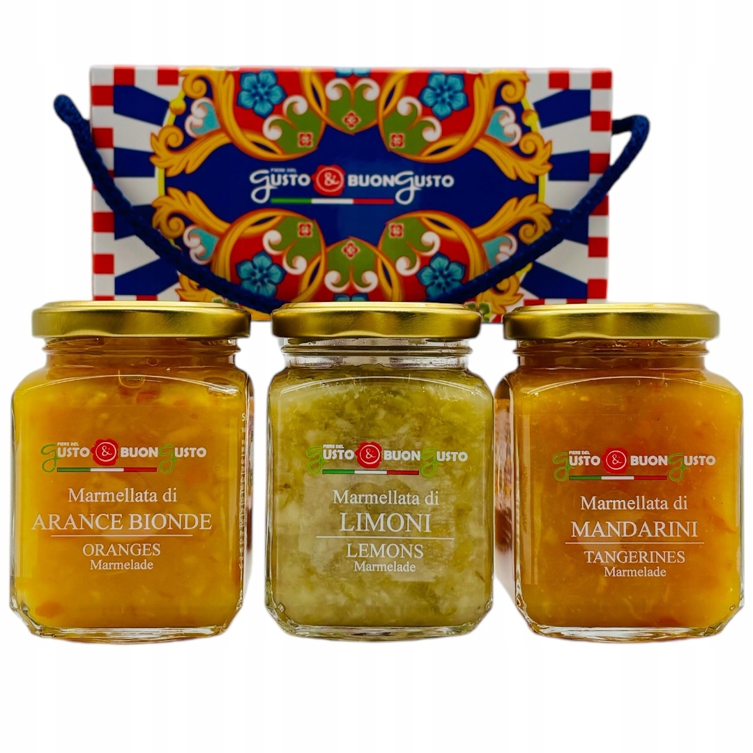 Levně Sada Marmelády přímo z Itálie 3x Citrusové plody