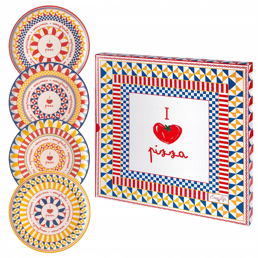 

Porcelanowy Talerz do pizzy I love pizza 31cm