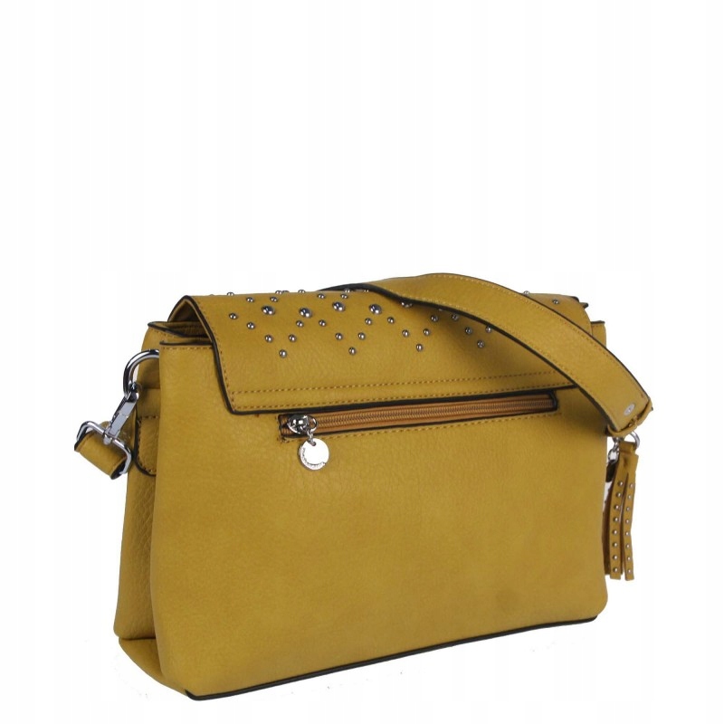 torebka damska średnia miejska żółta na ramię EAN (GTIN) 3706041211777