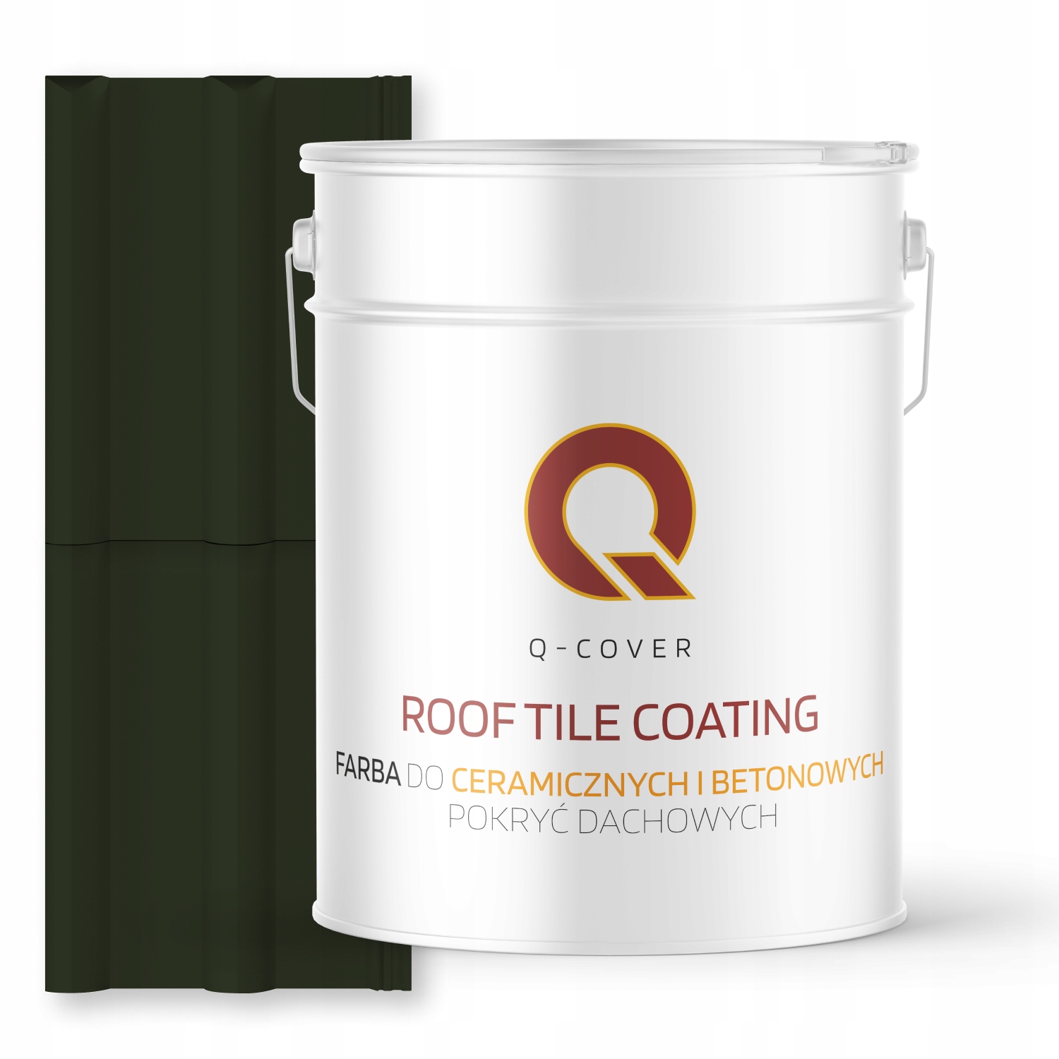 Farba Na Betónovú Keramickú Strechu Fľašová Zelená Ral 6007 10L Satén