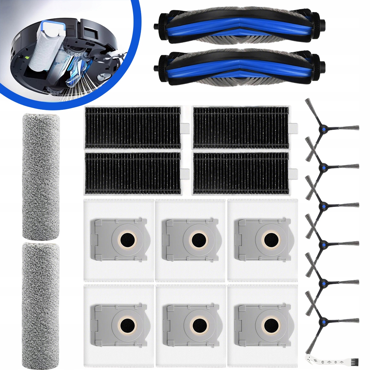 Zestaw akcesoriów do Ecovacs Deebot X8 Pro Omni /X8 OMNI/X8