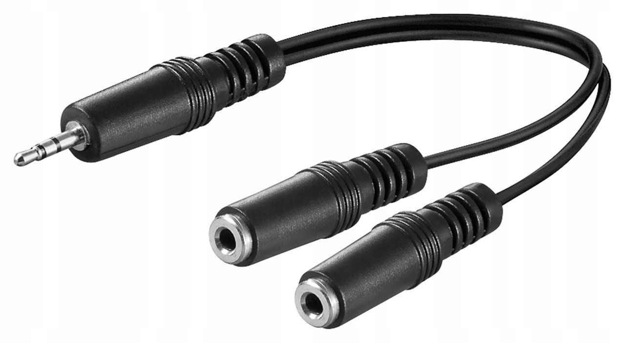 

Kabel adaptera audio typu Y mono 0.2m