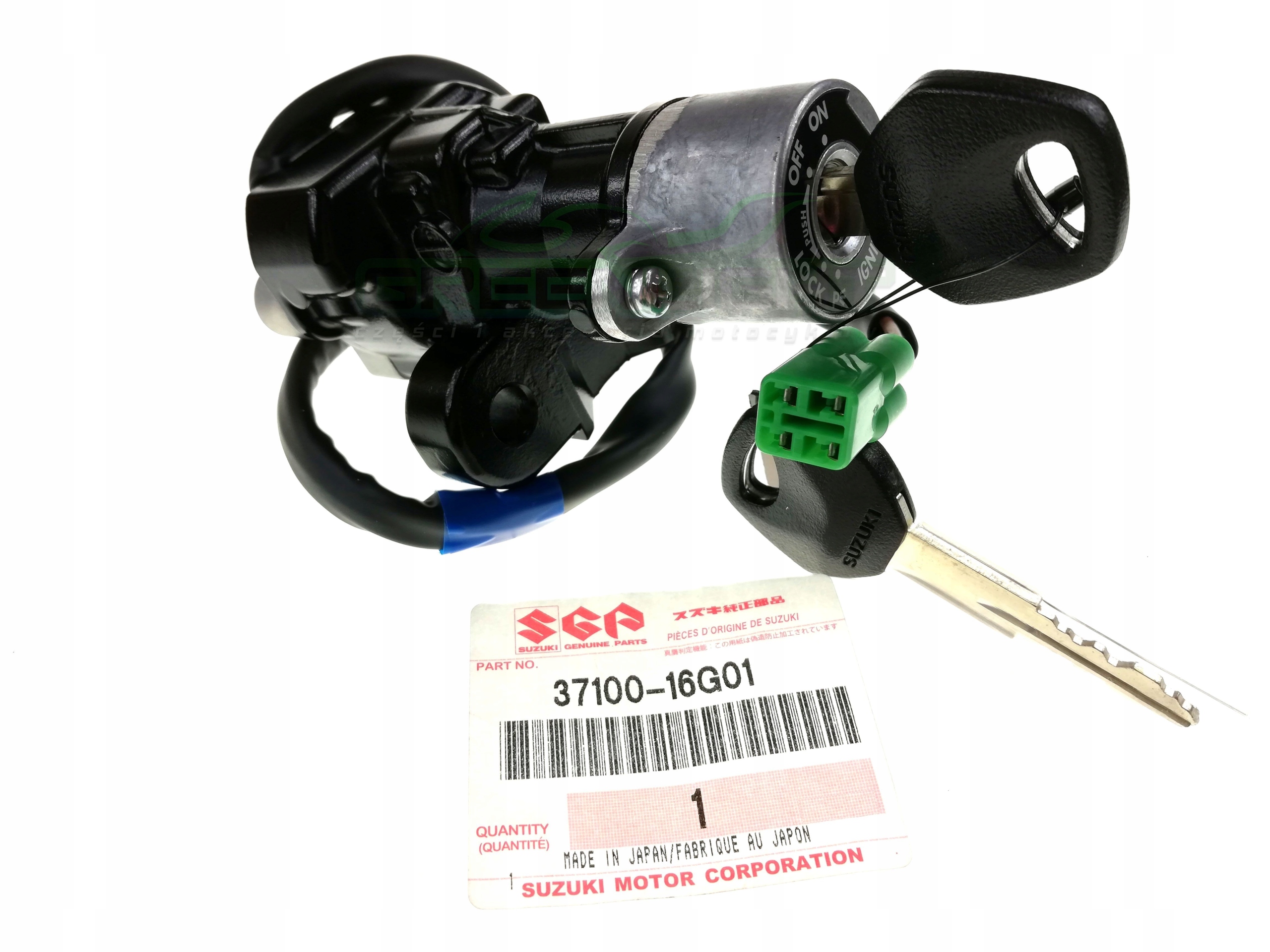 37100-16G01 - ЗАМОК ЗАЖИГАНИЯ SUZUKI SV 650 1000 GLADIUS НОВЫЙ ОРИГИНАЛ