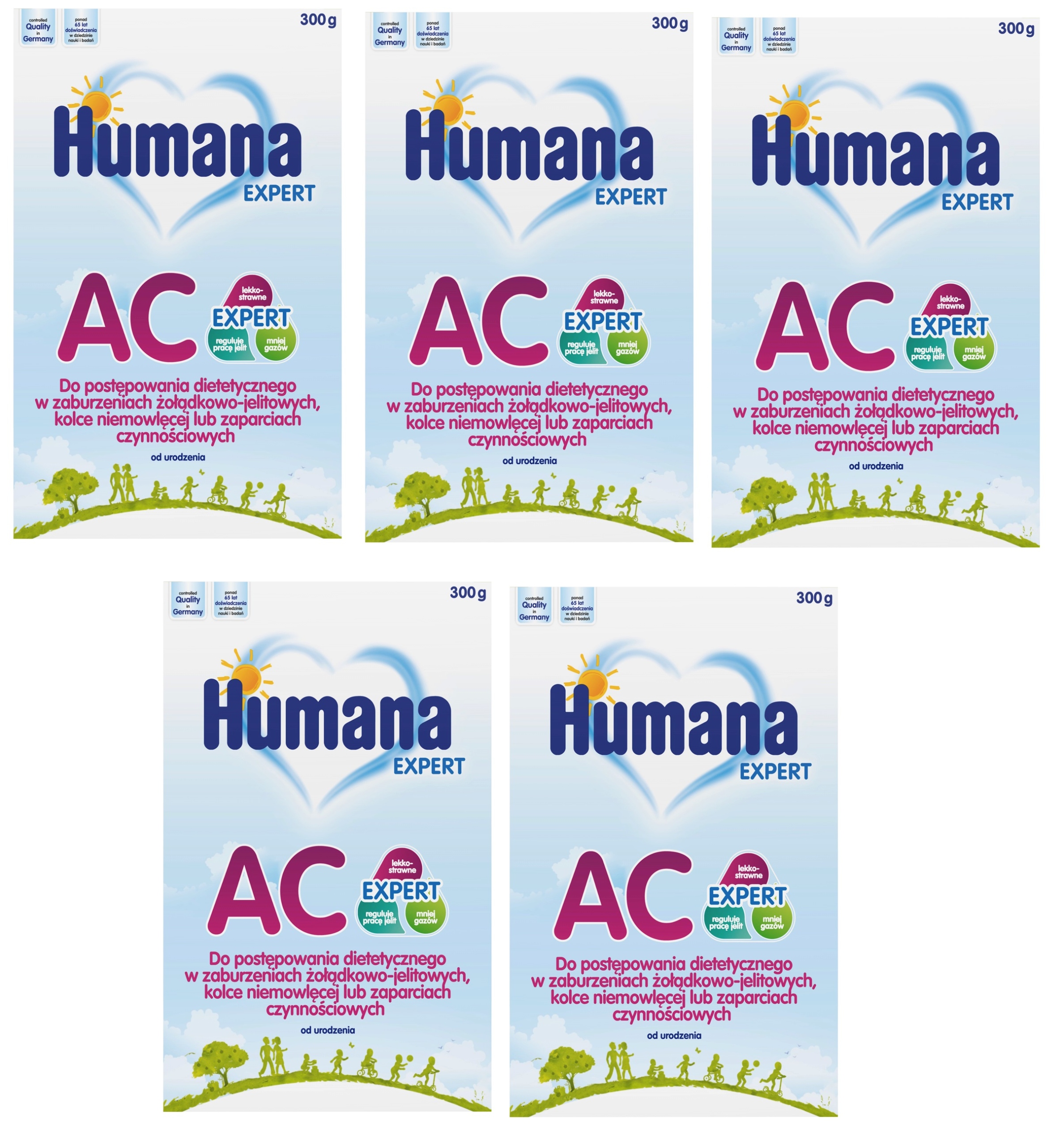 HUMANA EXPERT AC od Urodzenia 5x300g 5PAK