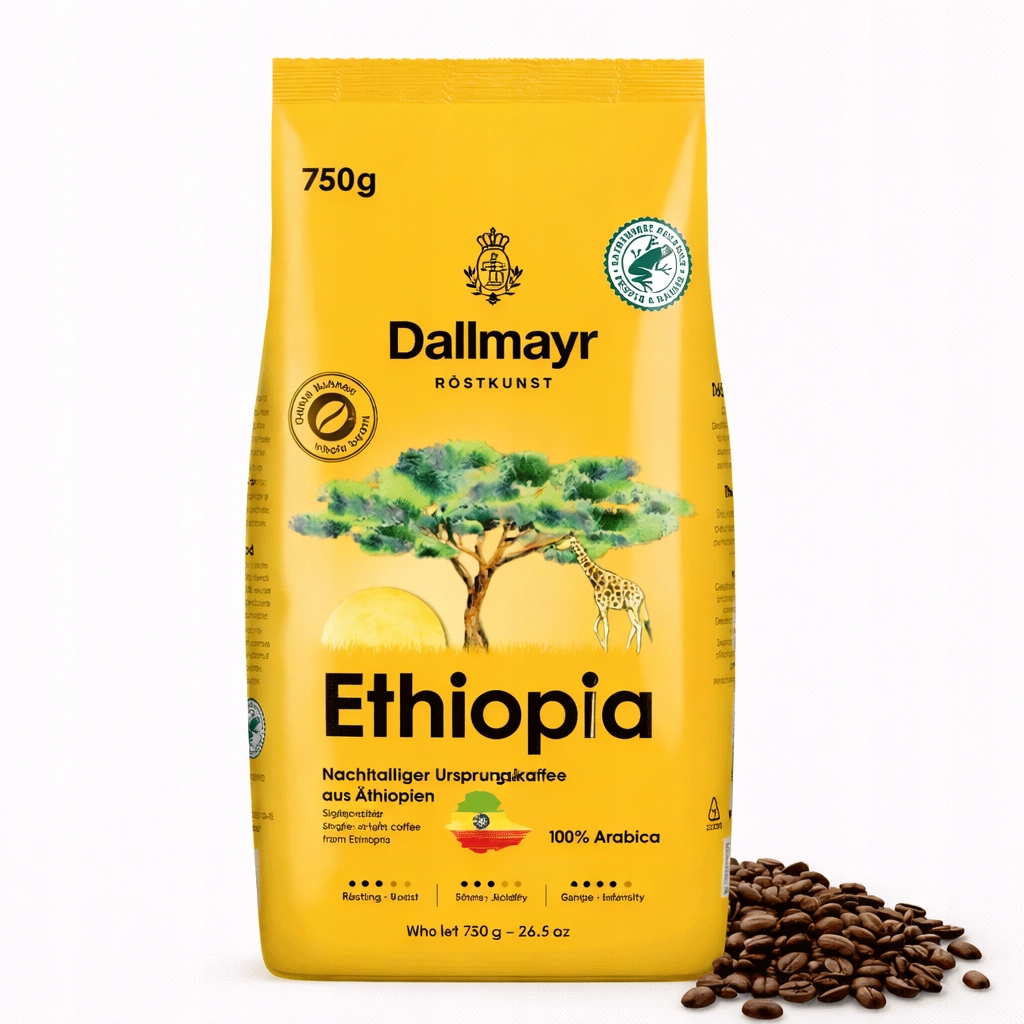 Dallmayr Ethiopia Arabica Kawa Ziarnista 750 g 100% Arabica