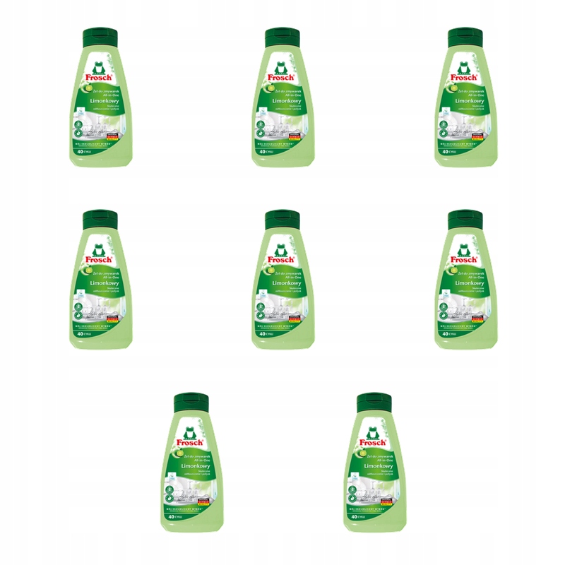 Frosch Limetkový gel do myčky nádobí 650 ml X8