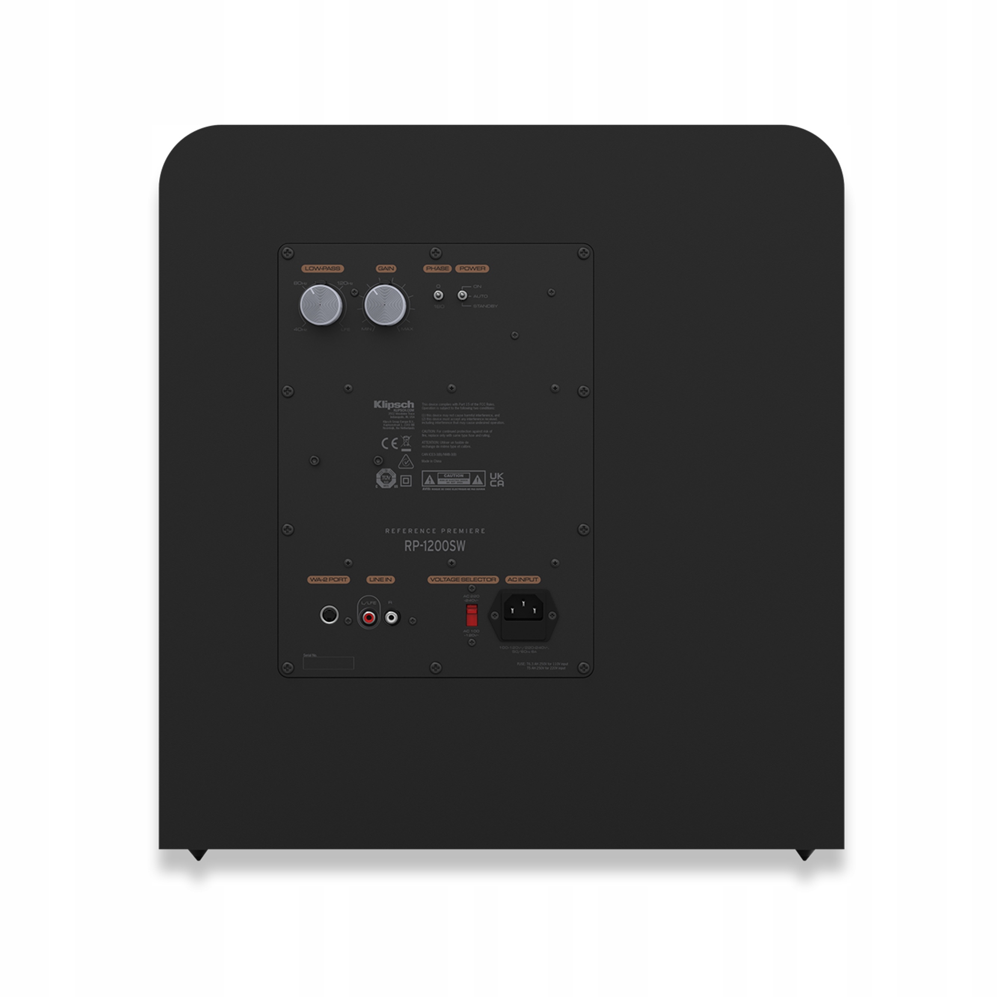 Klipsch RP-8000F II + RP-500M + RP-404C + RP-1200SW ZESTAW KOLUMN 5.1 Rodzaj subwoofera aktywny