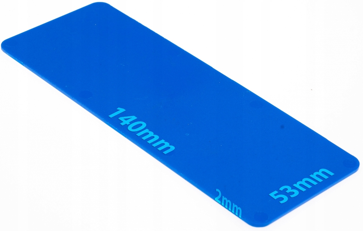 

Podkładki 140x53x2mm montażowe obciążenia 250szt