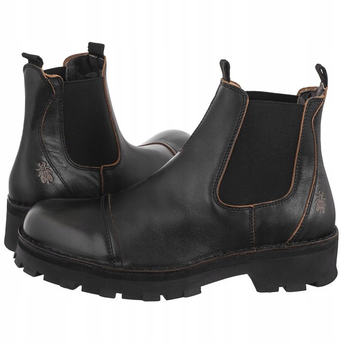 Pánské boty Fly London Klin Antique Black P211135001 Černé