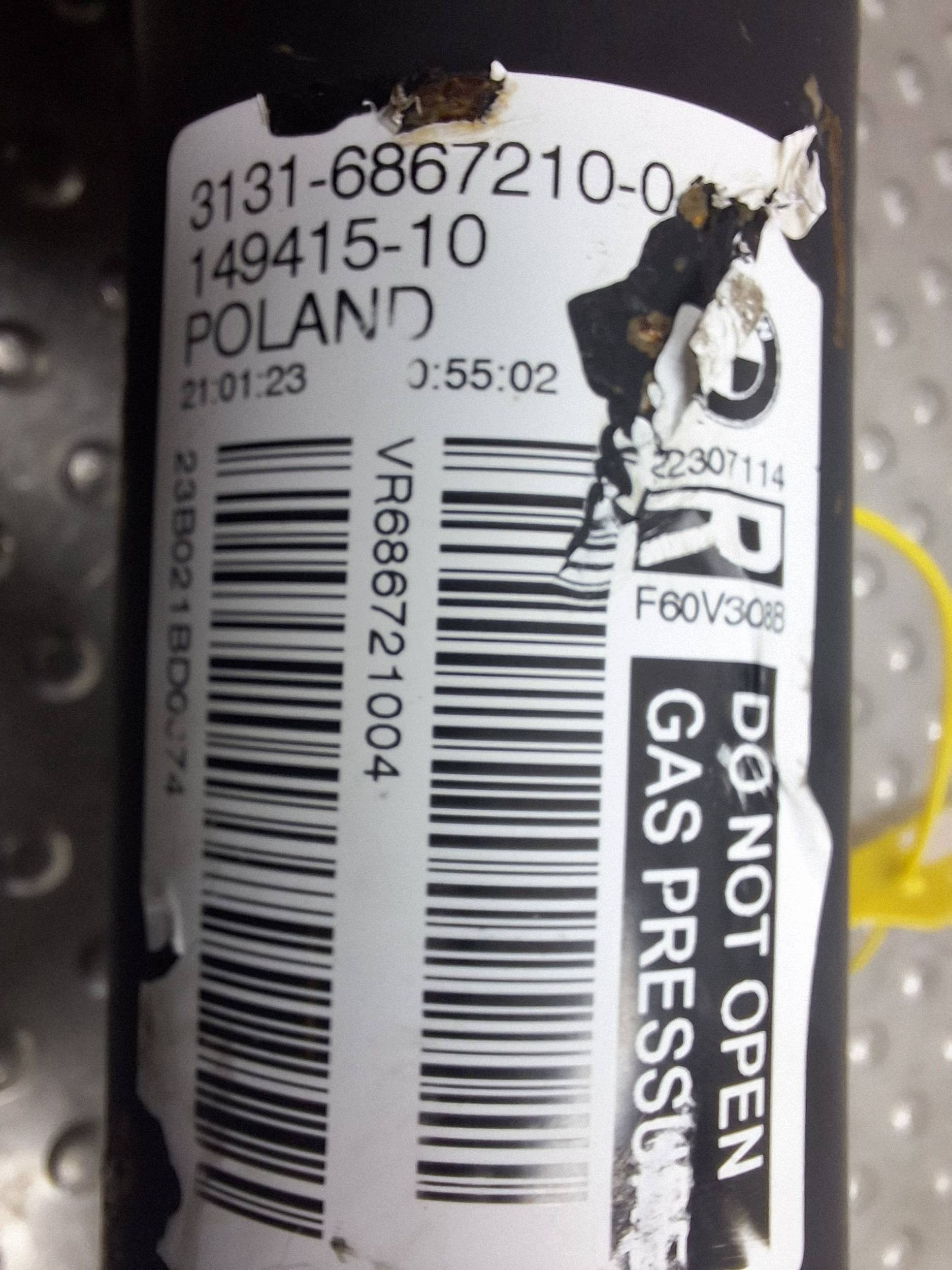 shock absorber right front MINI COUNTRYMAN F60 16- 6867210