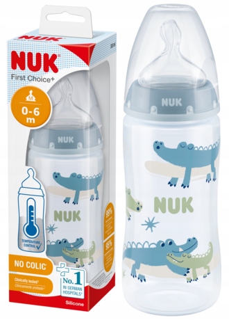 

Nuk butelka Fc+ 300ml wskaźnik temperatury 0-6m