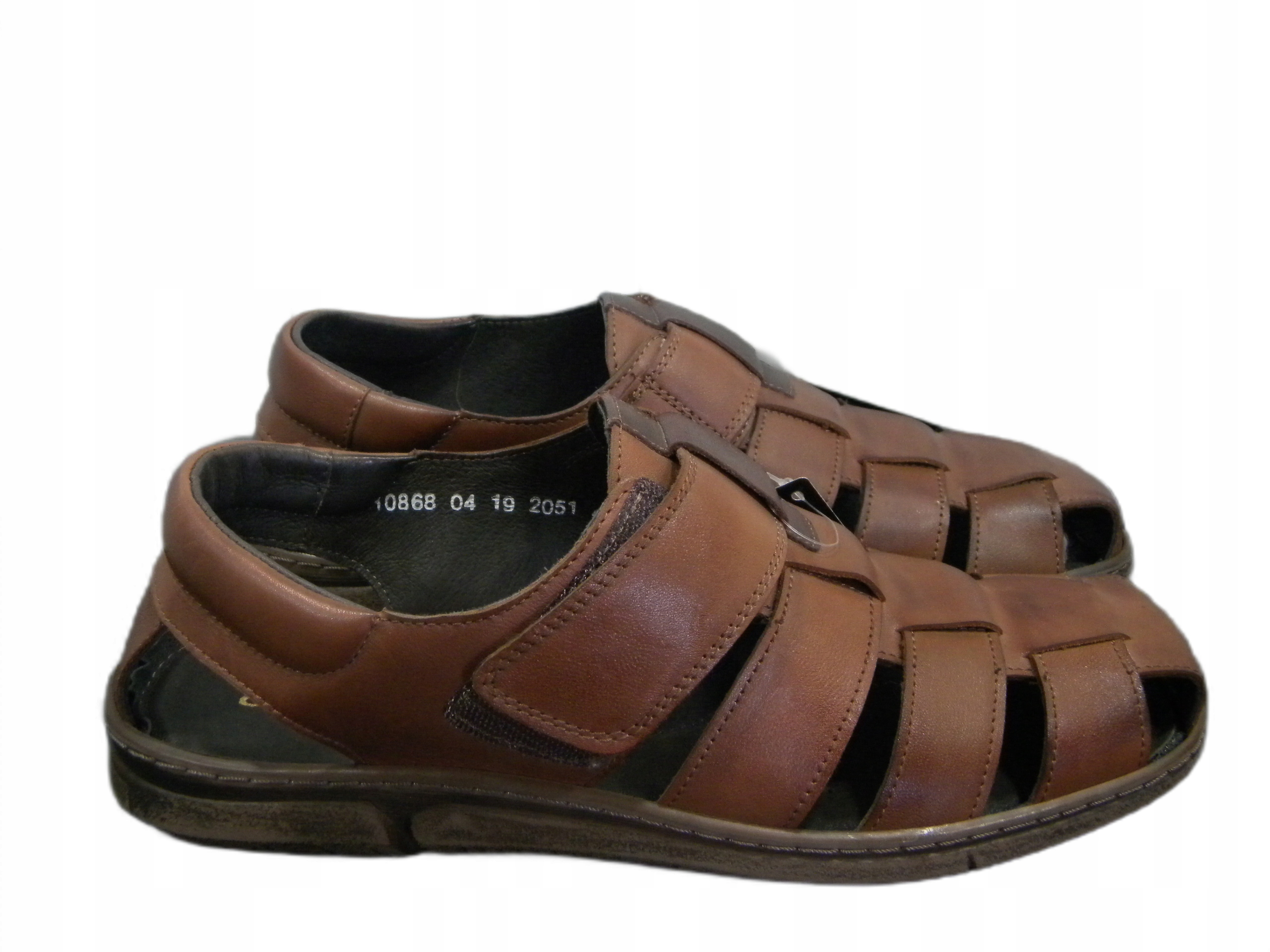 Pánské Sandály Gregor 41 Kůže Polské