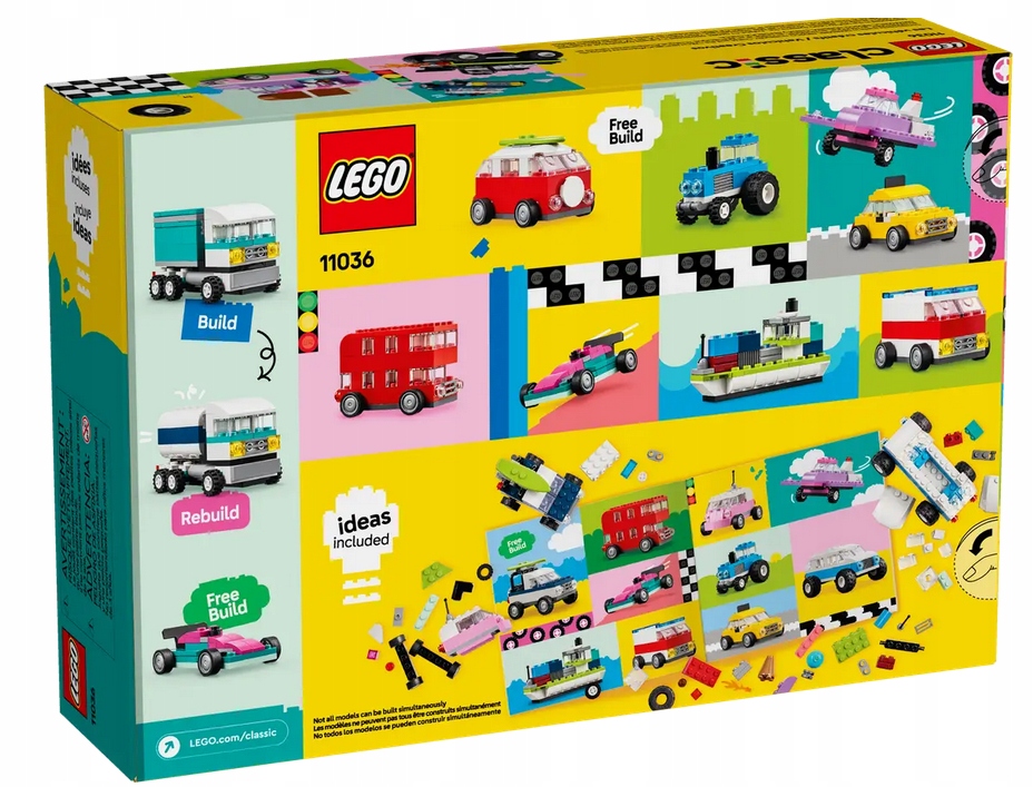 LEGO 11036 CLASSIC KREATYWNE POJAZDY EAN (GTIN) 5702017583020
