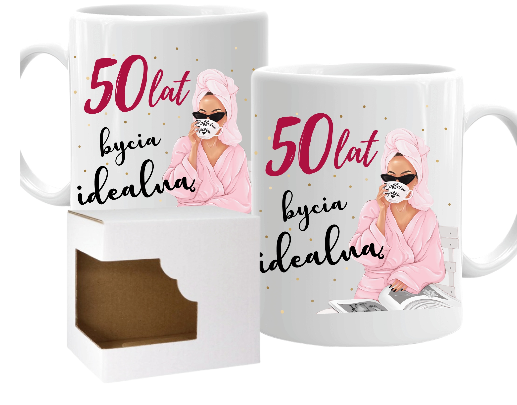 

Kubek na 50-te Urodziny 50 Lat dla Kobiety