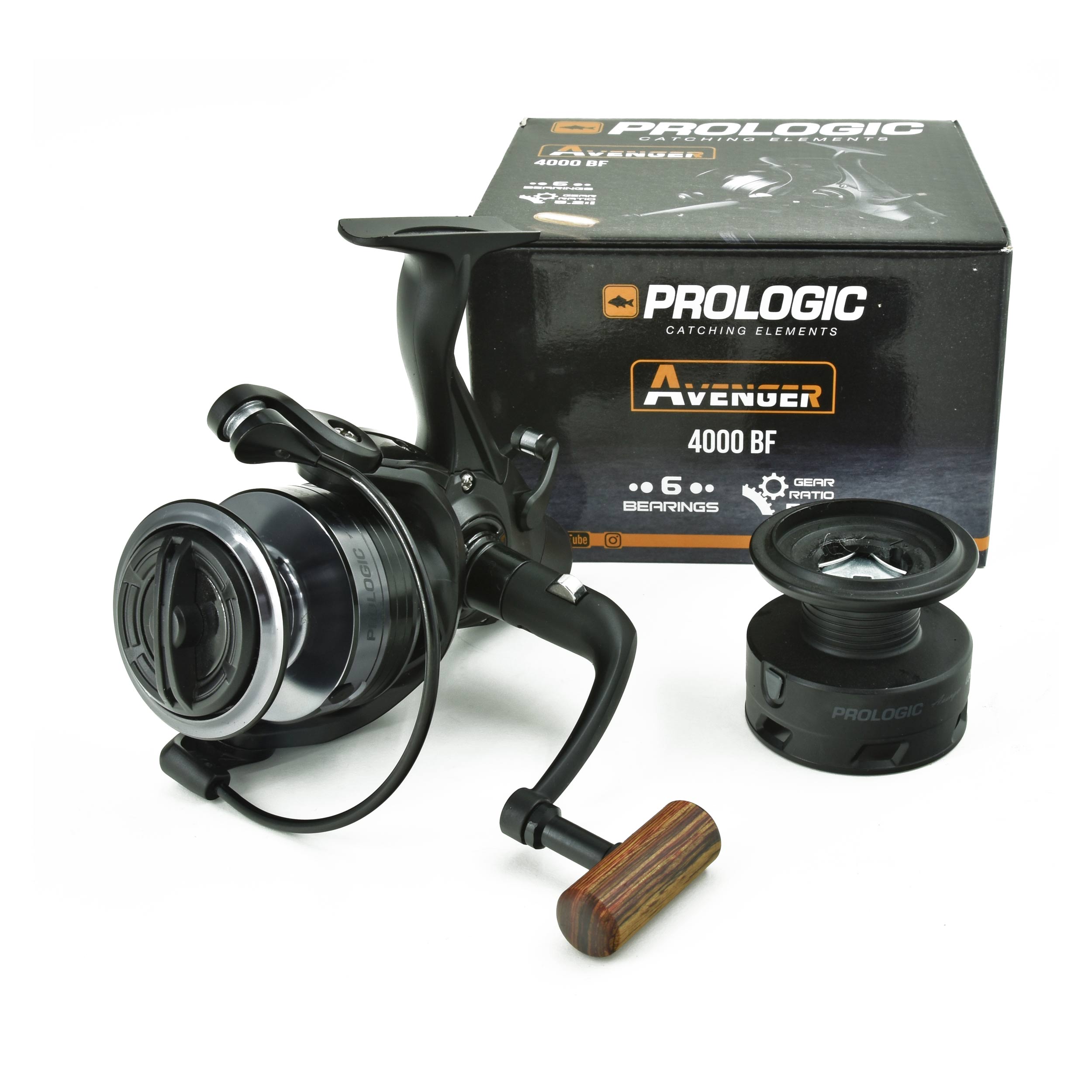 Kołowrotek Prologic Avenger Bf 4000 5BB+1RB szpula zapasowa