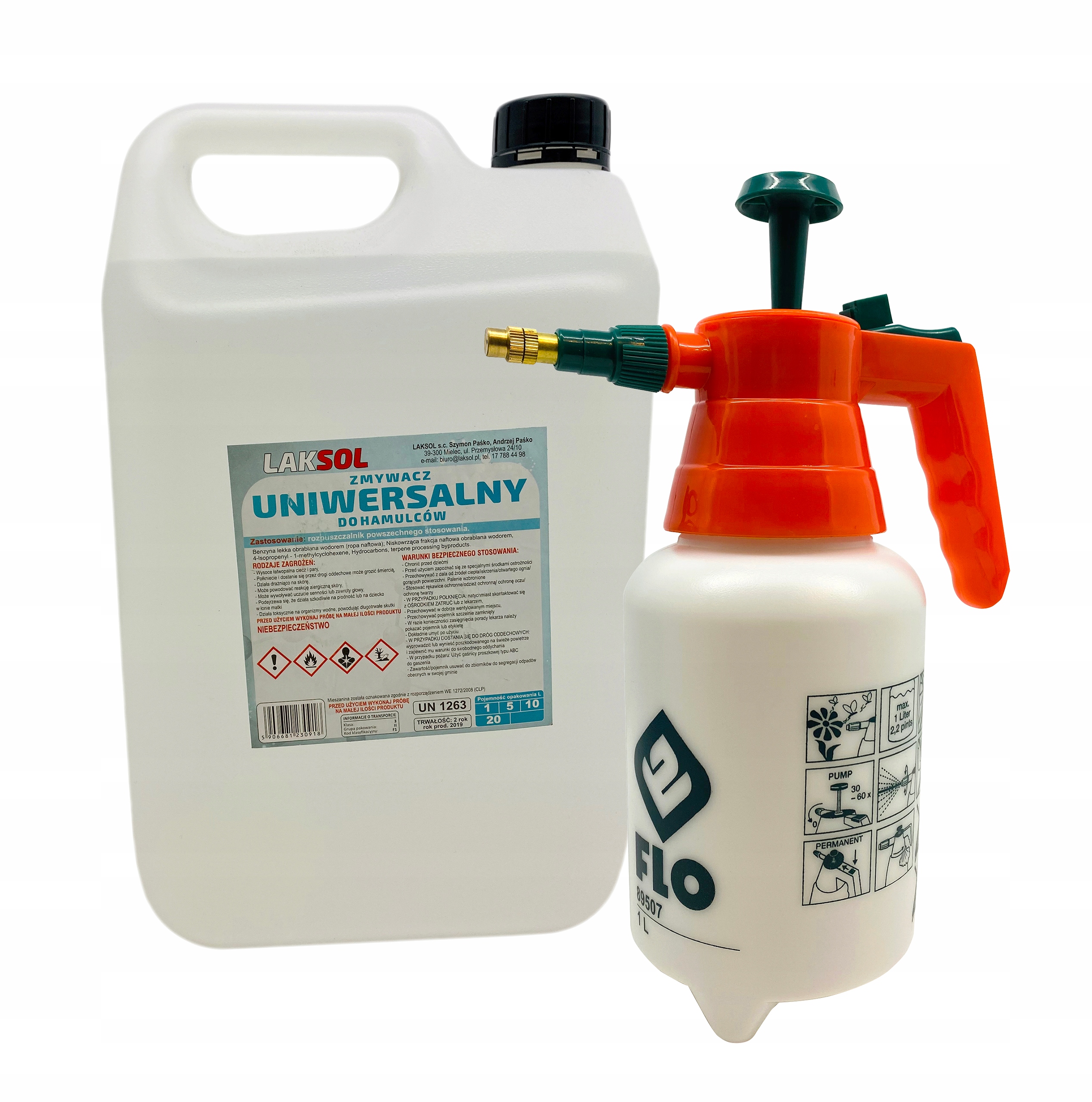 

Zmywacz Do Hamulców 5L Opryskiwacz Ciśnieniowy 1L