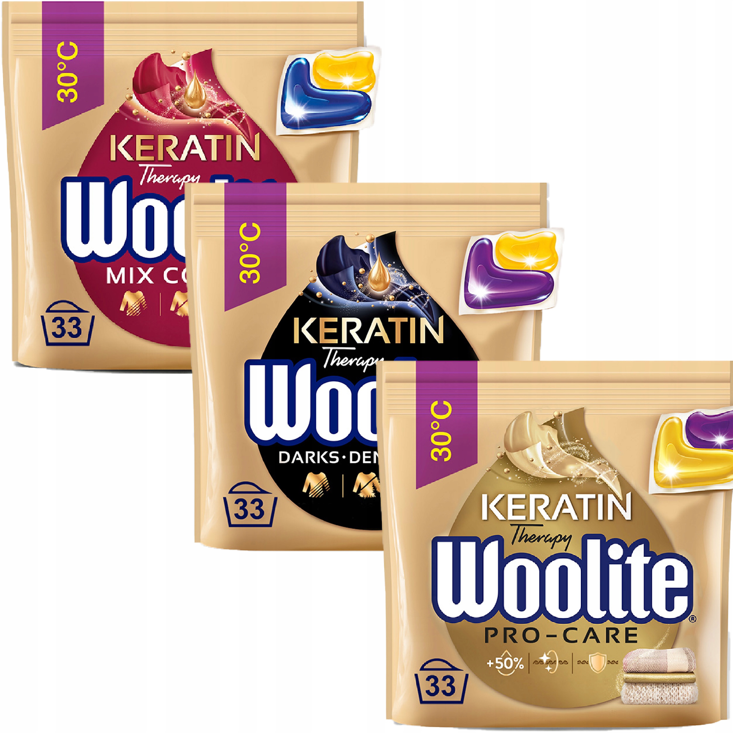 

Woolite Colors Pro-Care Black Kapsułki 3 x 33szt