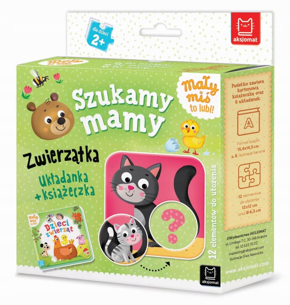

Mały miś to lubi! Szukamy mamy. Zwierzątka