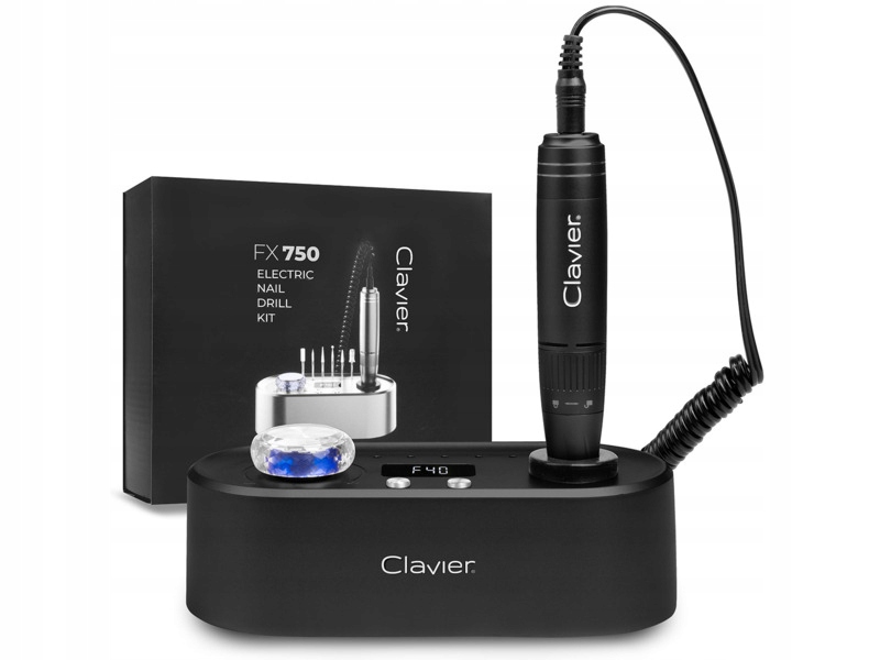 Frezarka do paznokci Clavier Fx 750 Bl Czarny