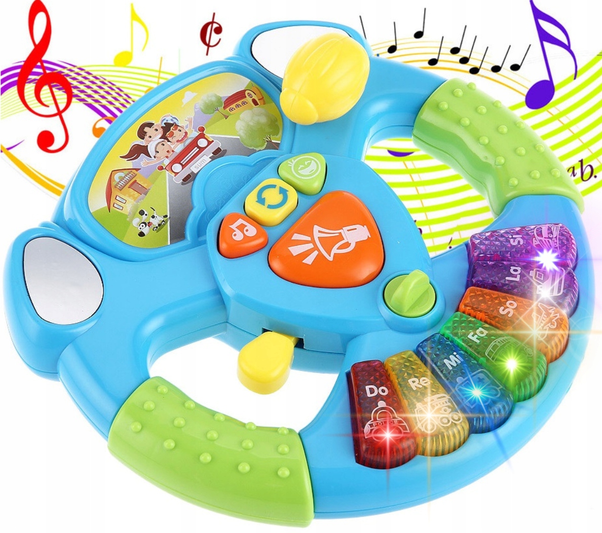 

Interaktywna Kierownica Muzyczna Edukacyjna Dźwięk