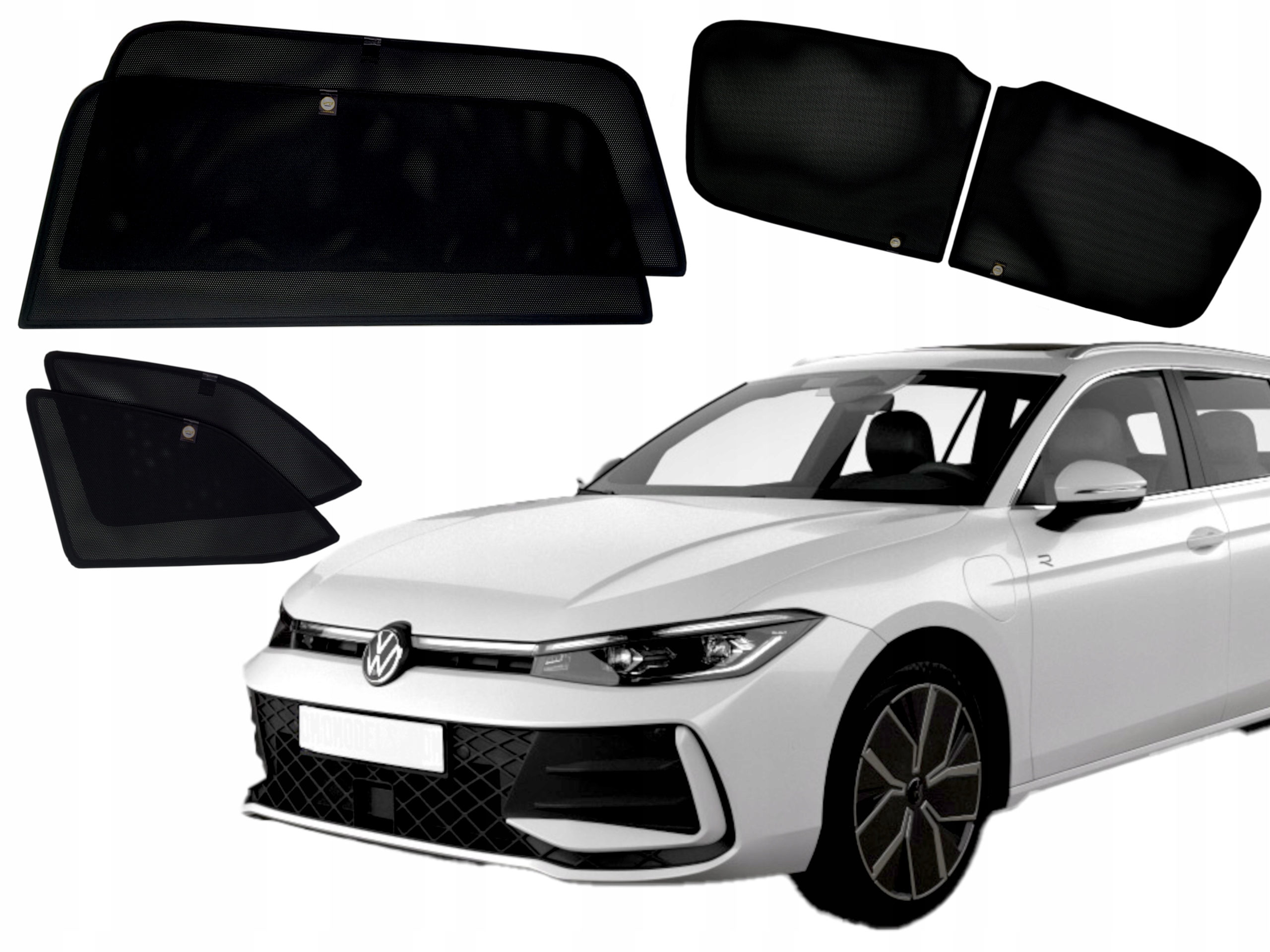 Záclony sluneční clony pro Volkswagen Passat B9 kombi 2024