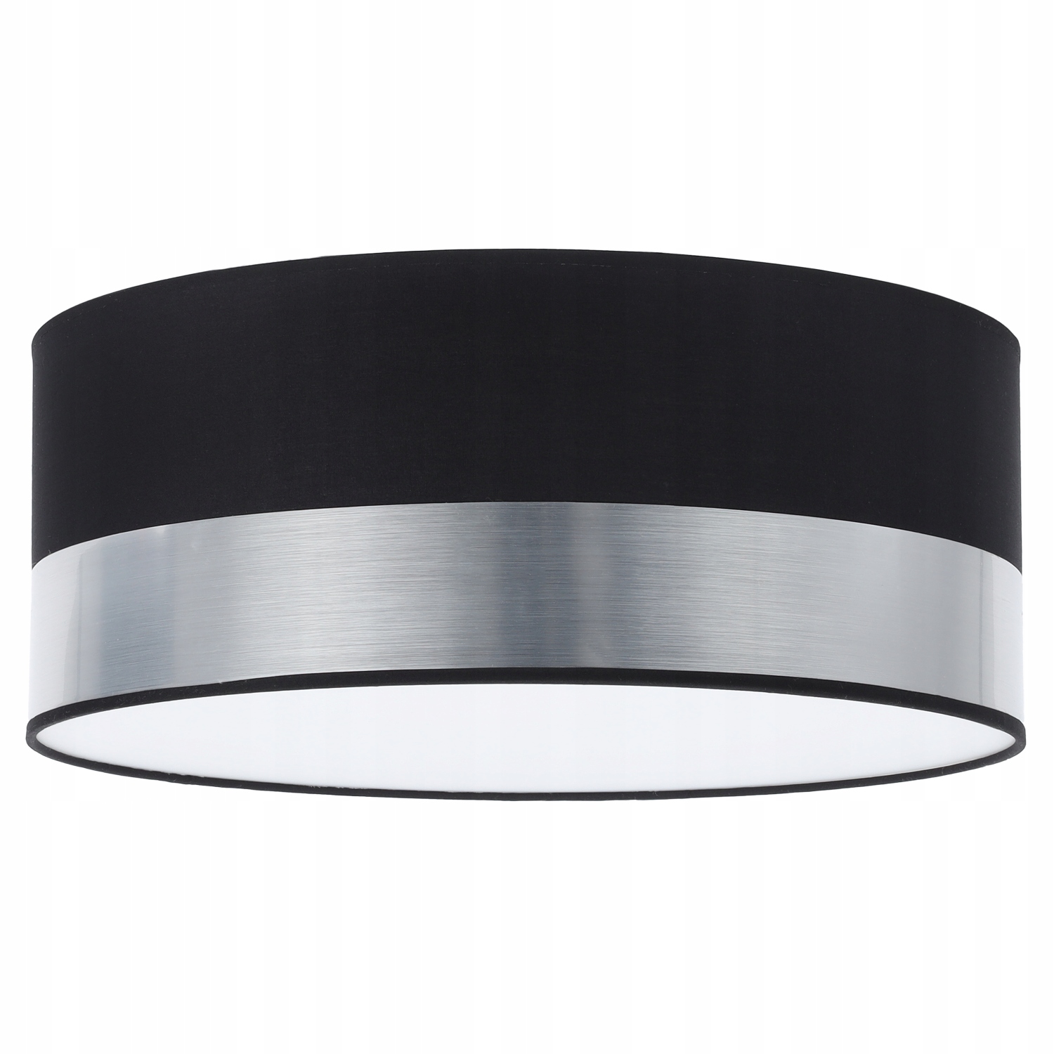 Stropná Lampa Stropné Svietidlo Okrúhla Čierna Tienidlo Chrom Strieborná Glamour Do Izby