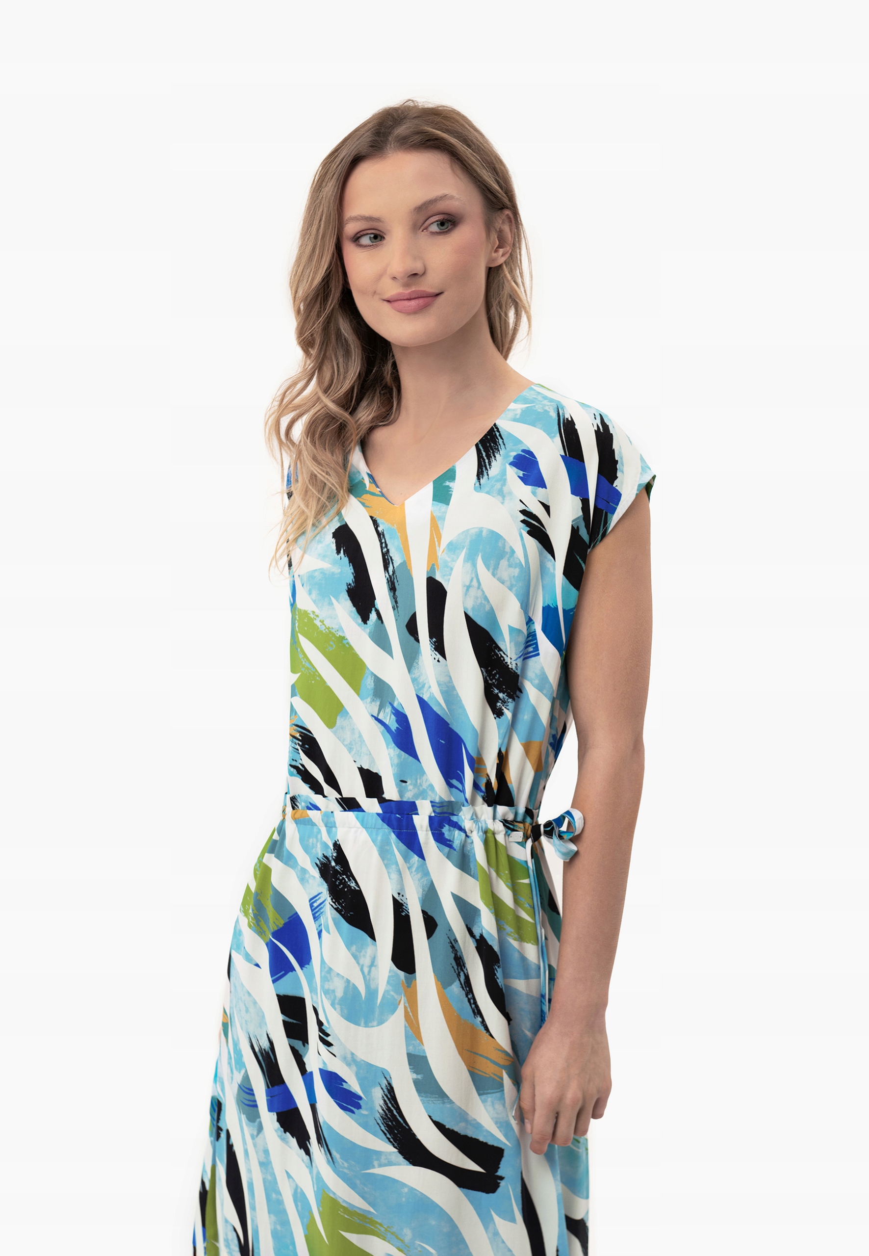 Długa, letnia sukienka G-milos L