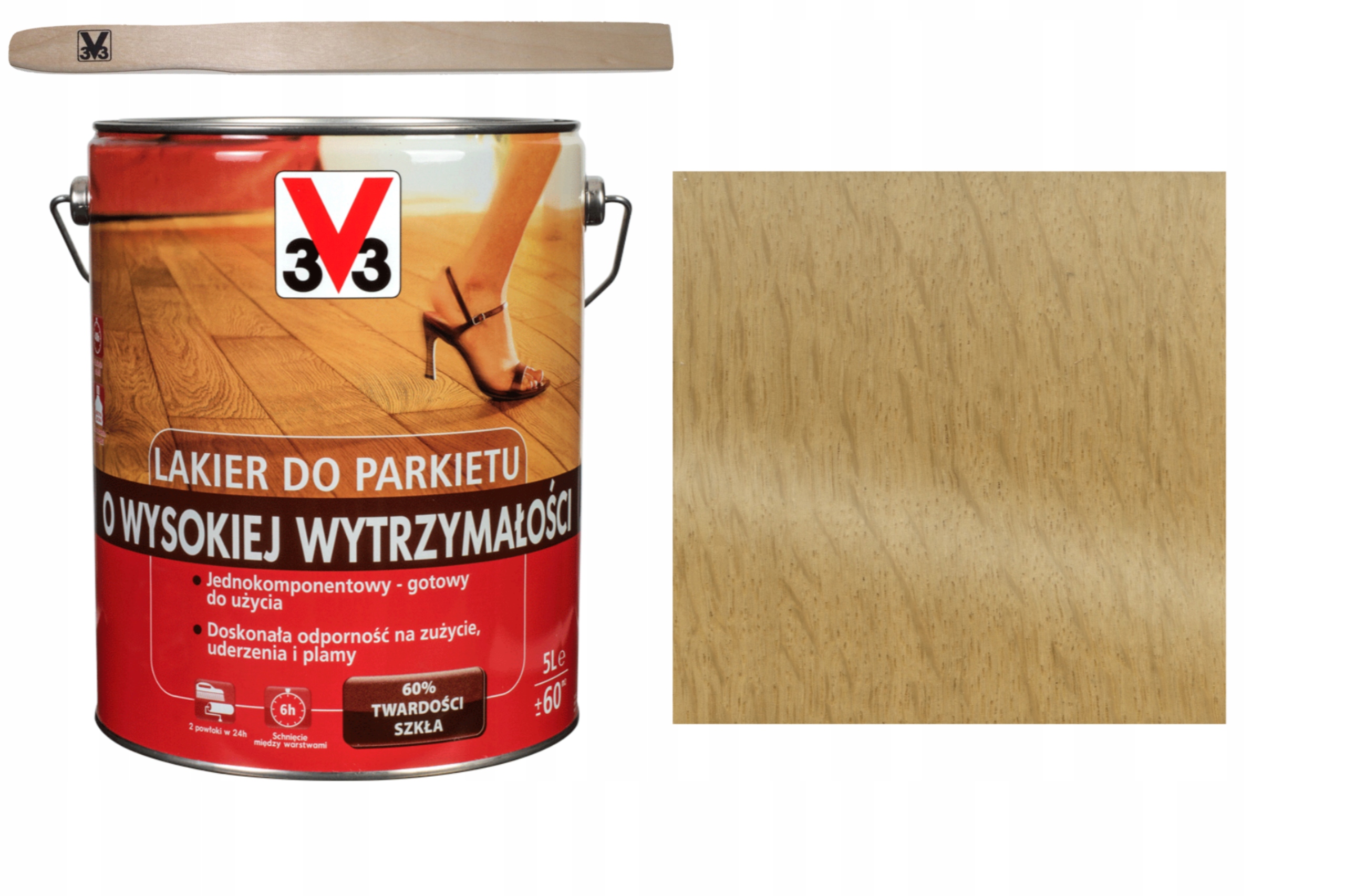 

V33 Lakier Do Parkietu Wysokiej Wytrzymałości 5L