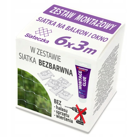 

Zestaw Siatka Balkon Dla Kota Gołębie Zaczepy 6x3m