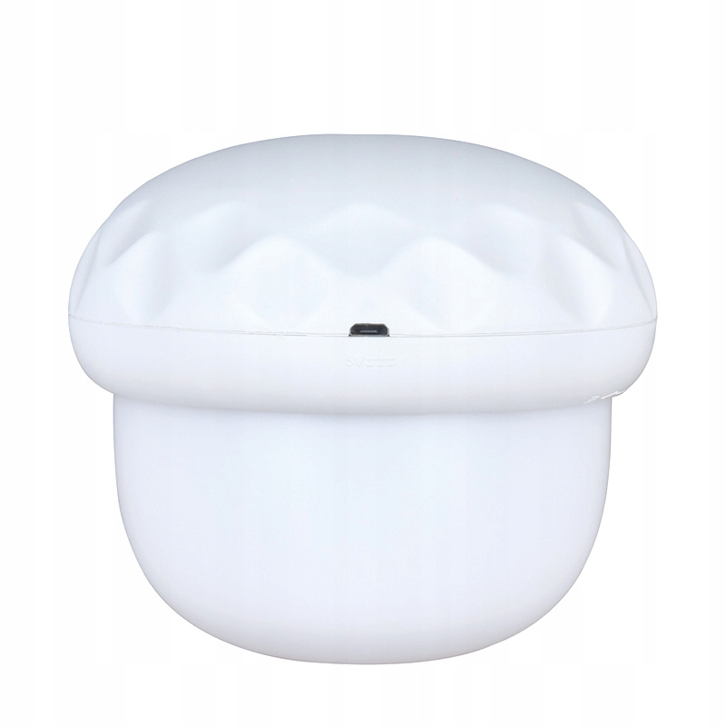 Lampka nocna projektor grzybek biały