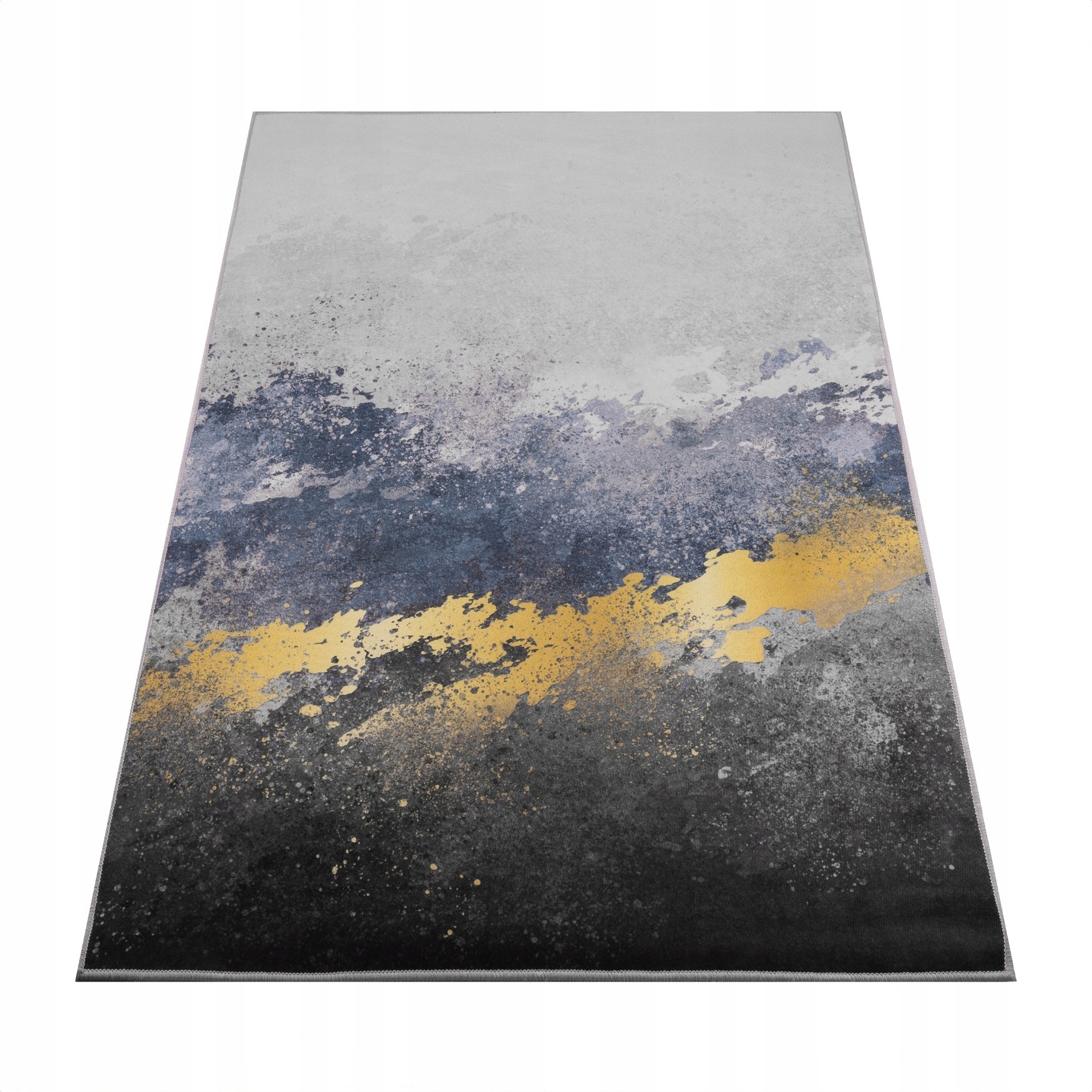 Koberec 120 X 170 CM Moderní Do Obývacího Pokoje Šedo-modrý Loft Módní Bcf