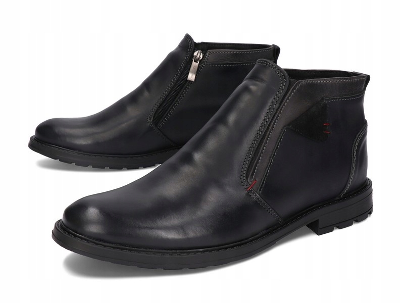 SZTYBLETY ZIMOWE KOZAKI POLSKIE 855 CZARNY 43 Model SZTYBLETY