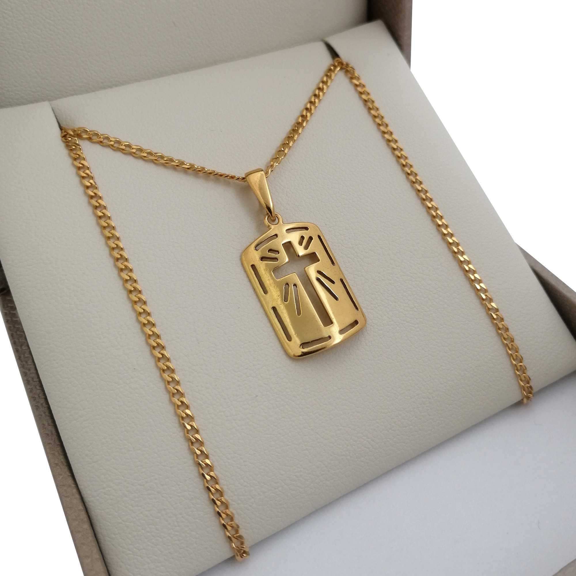 

Srebrny Łańcusze Pancerka 925+MEDALIK 24K Prezent