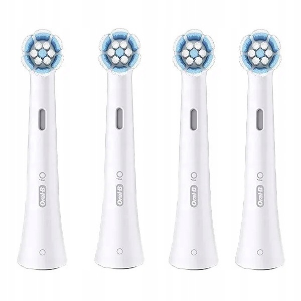 Końcówka do szczoteczek Oral-B iO Gentle Care biała 4x1 szt Zestaw Miękkie