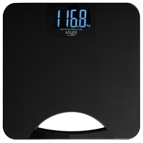 Ad 8193 černá Koupelnová váha 250 kg